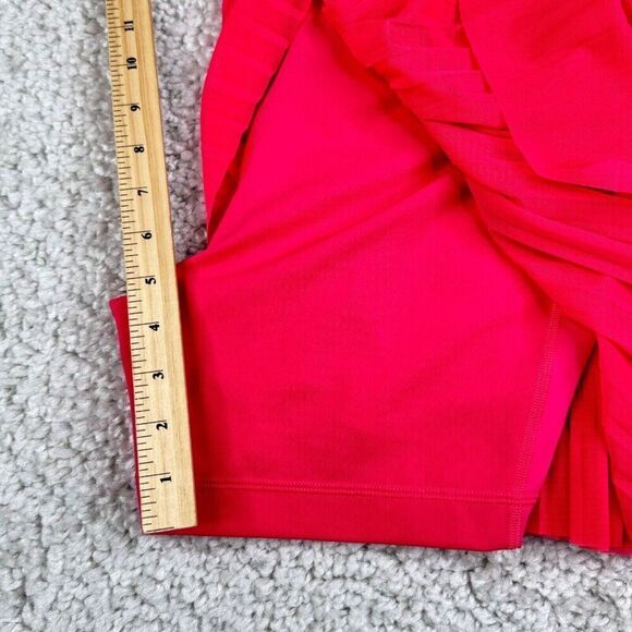 Lululemon Mesh Pleats Mid Rise Mini Tennis Skort Lip Gloss Pink - Picture 14 of 16